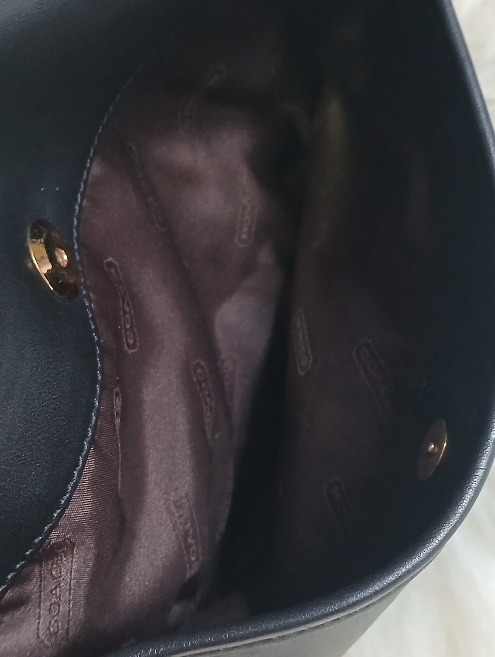 Vintage Coach Leather Bag - Picture 7 of 10
